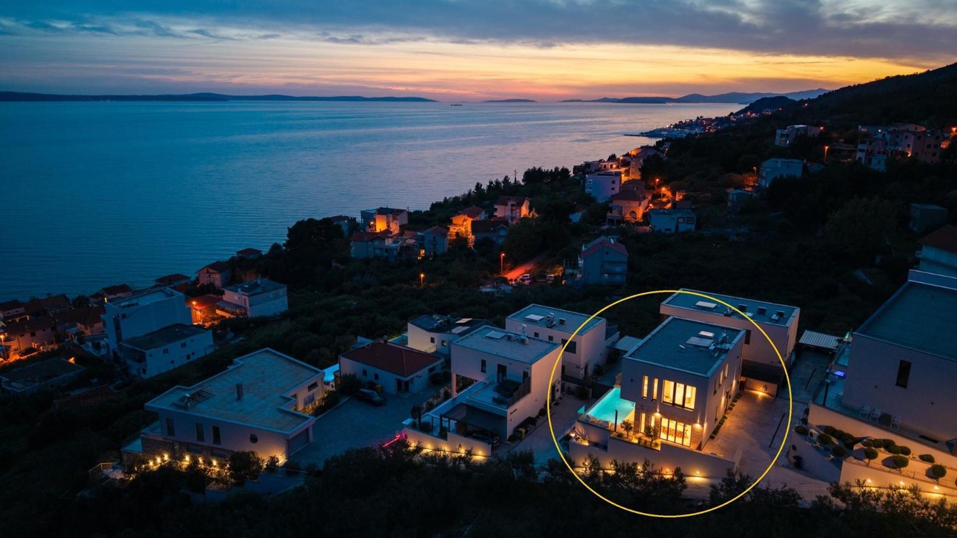 New! Ocean View Villa Jesenice  Luaran gambar