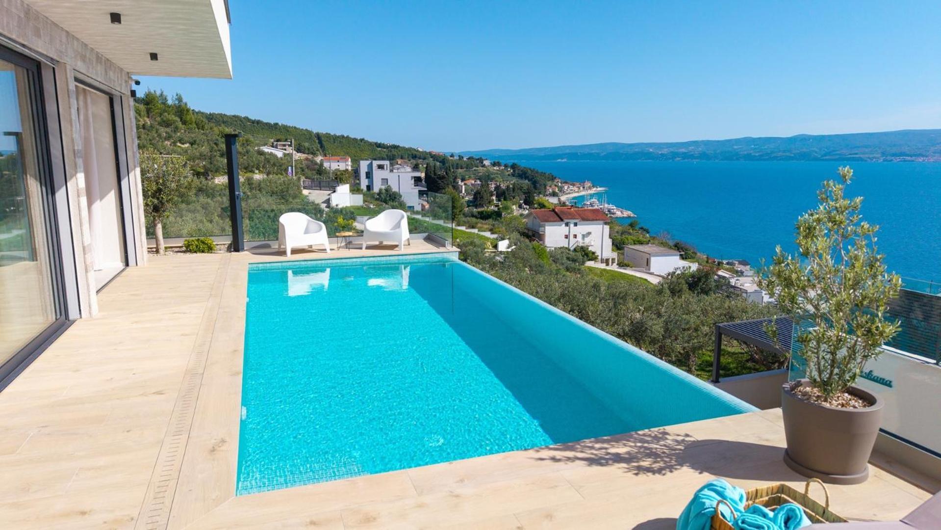 New! Ocean View Villa Jesenice  Luaran gambar
